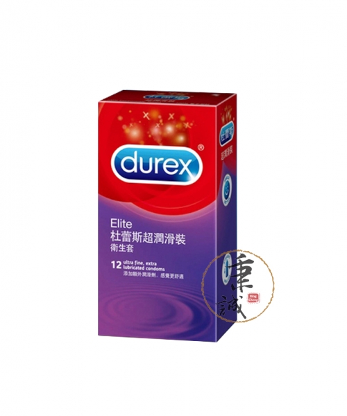 Durex 杜蕾斯 超潤滑裝衛生套(12入)